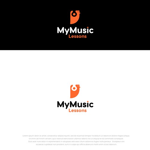 "Learn to play from the heart" Logo for Music Tech business Design by Sarib siddiqui