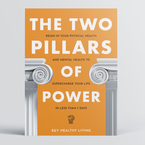 2 Pillars of Power book cover design to grab attention Design by Morten Bredehöft