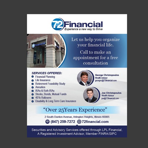 72 Financial needs a new print ad! | Postcard, flyer or ...