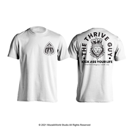 Thrive T shirt brand designs Design by mozaikworld