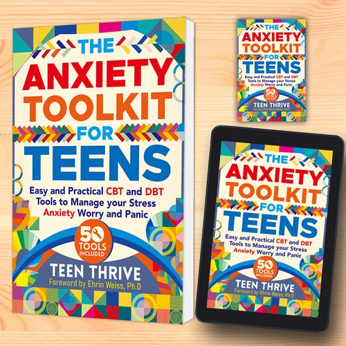 Book cover that POPS and ATTRACTS ATTENTION for TEENS (topic: Anxiety for Teens) Design by ^andanGSuhana^