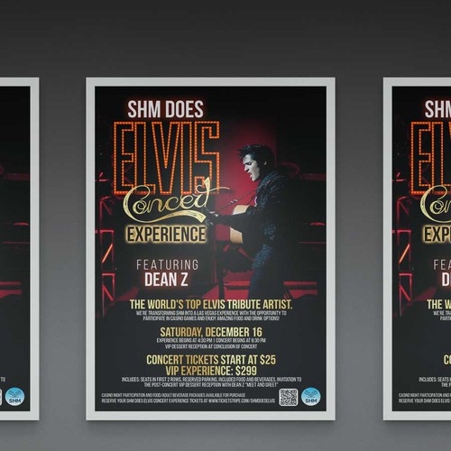 Creative Elvis Tribute Concert Experience Poster Needed! Design by Designer Group