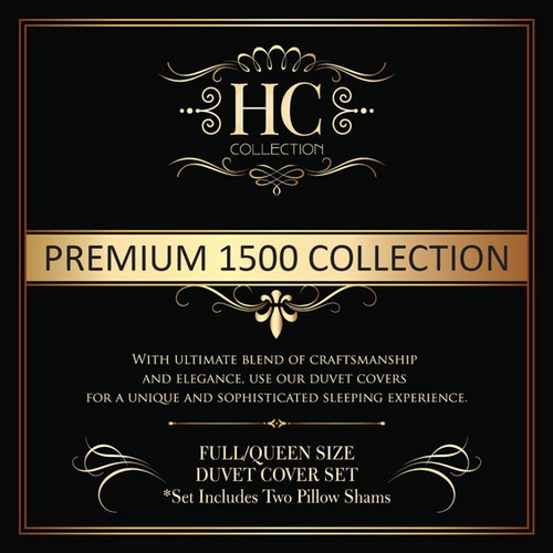 Luxurious Product Label needed for Bed Sheet packaging insert Product