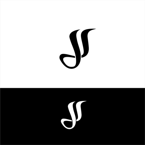 Diseño de JS Monogram Logo de GA19