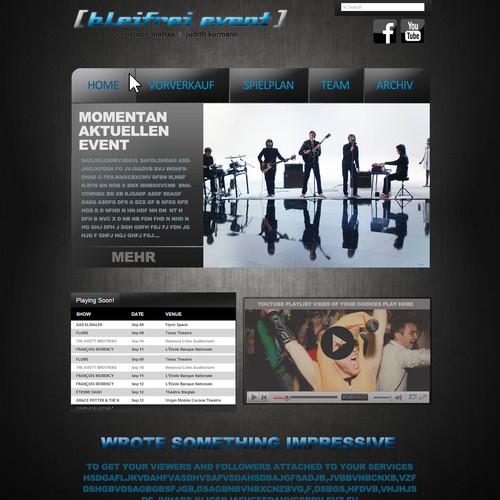 Web page design contest entry by e-monkey™