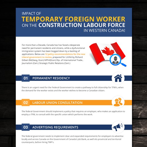 Irony Temporary Foreign Worker Infographic Concours Infographie