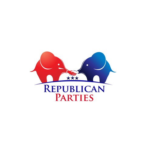 The American Political Parties Need a Logo Re-Design! Design by sheru™