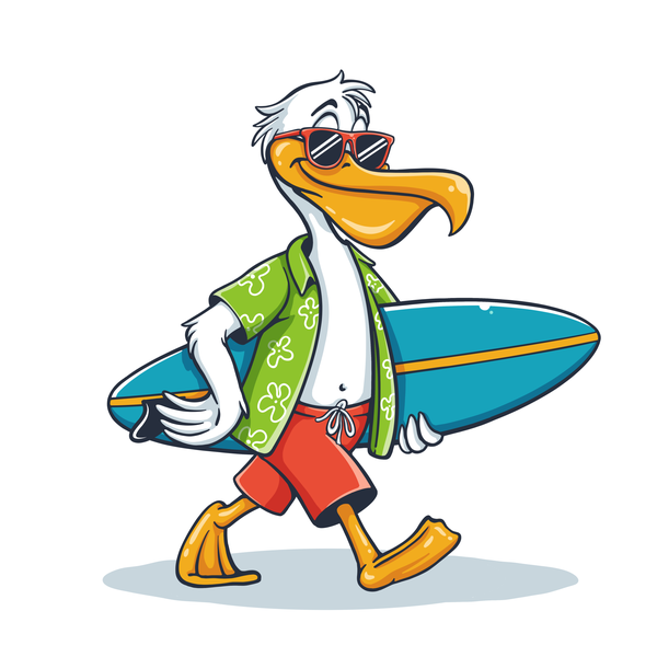 The Pelican mascot