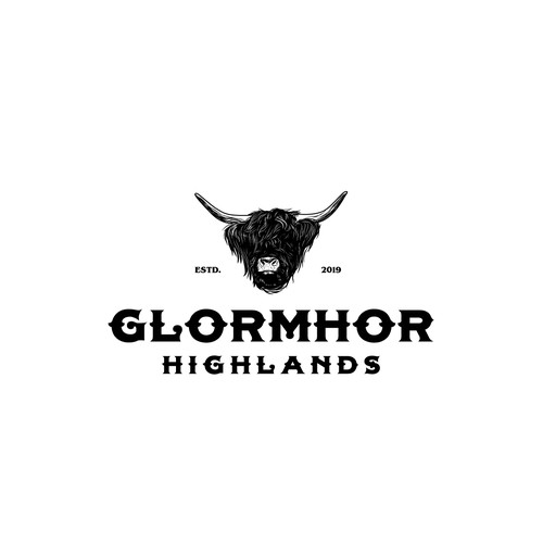 We need a Scottish highland cattle logo! Design by JuanCamilo