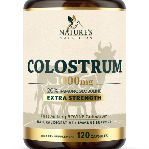 Powerful, Colostrum Design Needed for Nature's Nutrition Design by Encephalon™