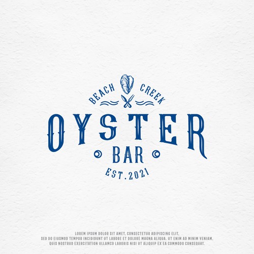 Oyster Bar logo Design by Macroarto™