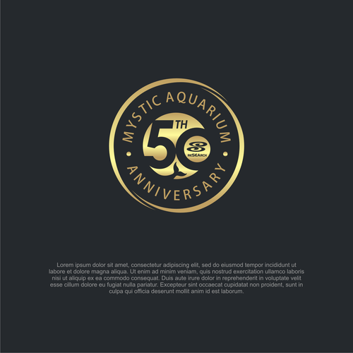 Mystic Aquarium Needs Special logo for 50th Year Anniversary Design von sulih001