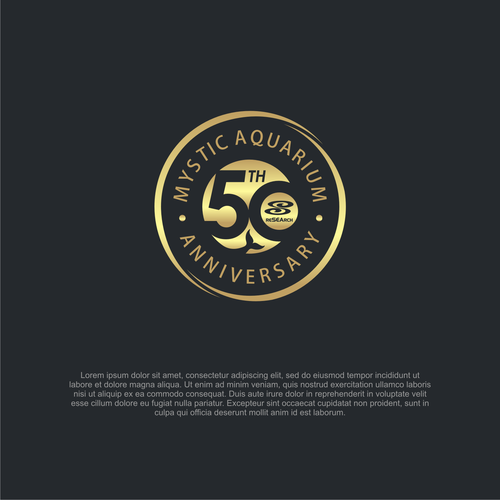 Mystic Aquarium Needs Special logo for 50th Year Anniversary Réalisé par sulih001