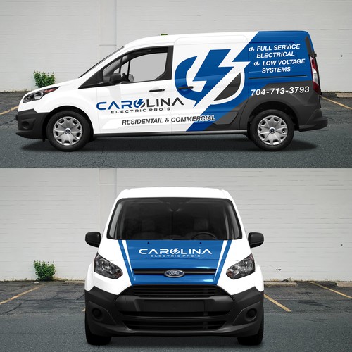 Van Wrap for Electrical Contractor Design by Duha™