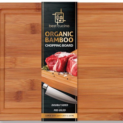 Bamboo Chopping Board Colour Card (2 Bamboo Chopping Board Models) Design by tomdesign.org
