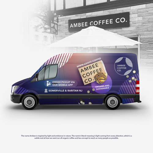 Design an Amazing truck wrap for an Emerging Organic Coffee Company Design by Martin Spasovski