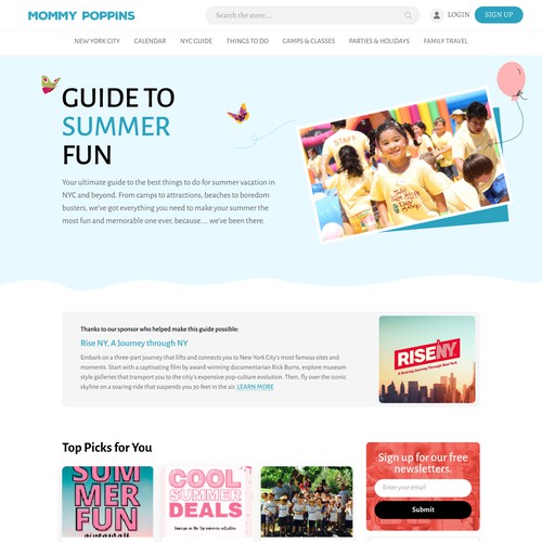 Guide Page for Leading Travel and Culture Website Design by ⚡️unbox.style⚡️