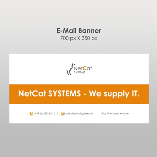 Need a e-mail banner design Design by Wisden