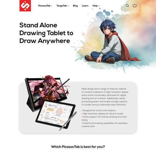 Web page design contest entry by JudynGraff