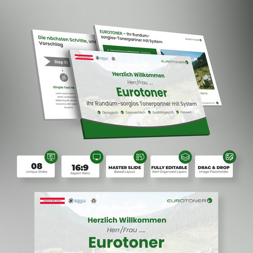 PowerPoint template contest entry by SN Asha