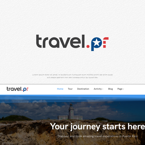 Designs | Minimalist Logo Design for Travel.pr - Featuring the Iconic ...
