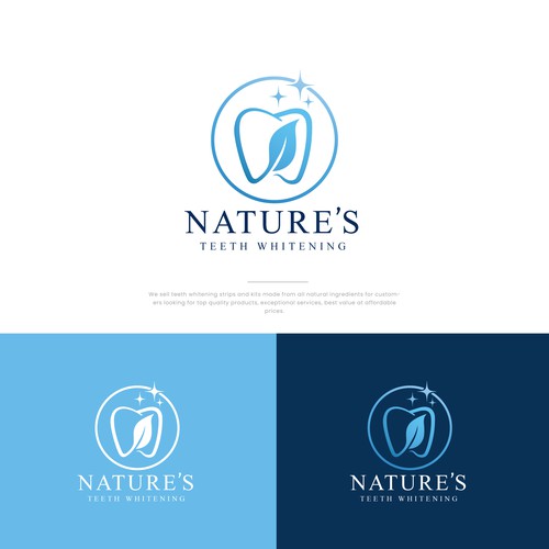 Nature's Teeth Whitening - Needs a Natural Company Logo Design by Creative Selection