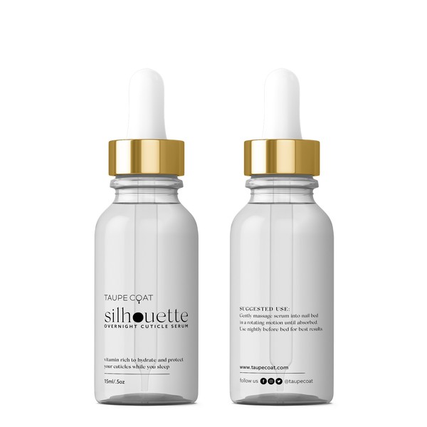 Design realizzato da Sasha Bianca intitolato "Taupe Coat - Silhouette"