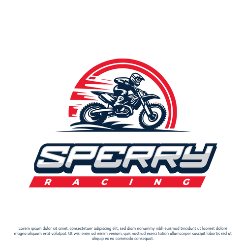 Motocross logo for brother/sister race team Design by Kris1923