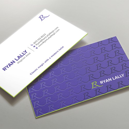 Design a magician's business card Design by kaylee CK