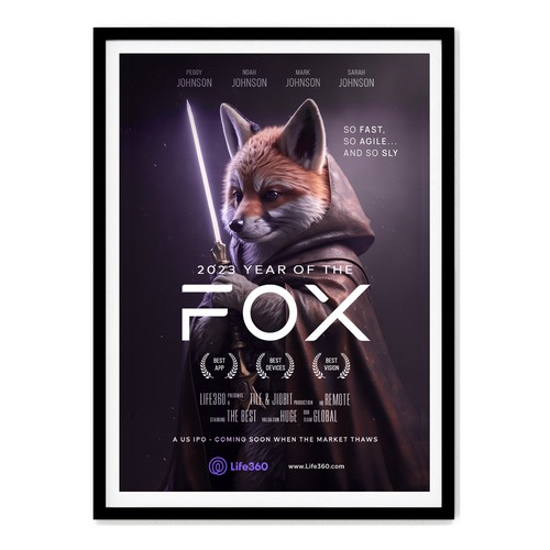 Design di Life360 2023 Year of the Fox Poster di ashous™