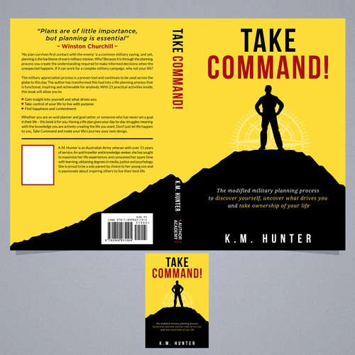 Design my book cover to Take Command! Design by Platinumedia