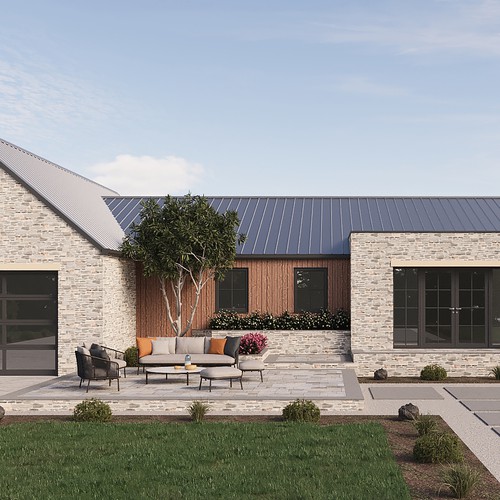 Front elevation of house Design by Giri_Putra