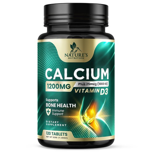 Calcium Plus Vitamin D3 Design Needed for Nature's Nutrition Design by Davi Giolo ★