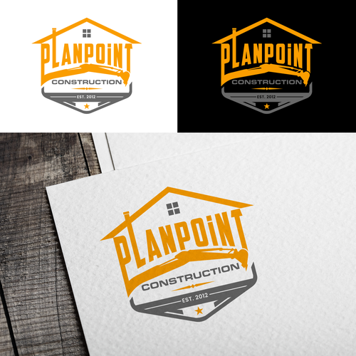 PlanPoint Construction Logo Needs A Remodel Design by Blue Day™