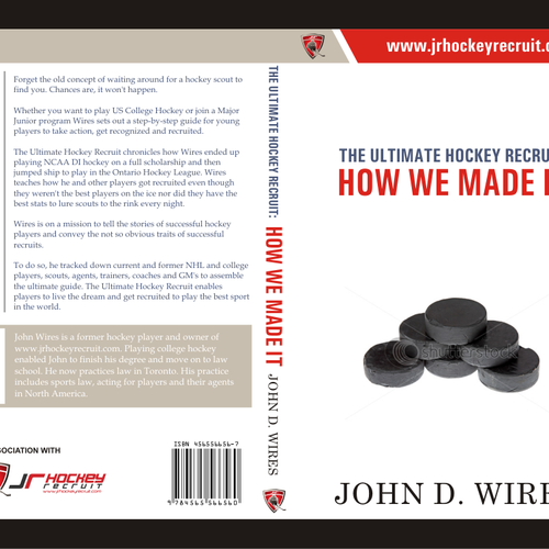 Book Cover for "The Ultimate Hockey Recruit" Design por ZaraBatool