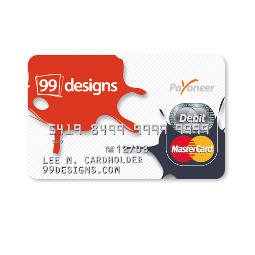 Prepaid 99designs MasterCard® (powered by Payoneer) Design by bex