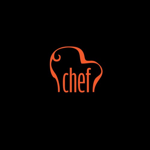 "CHEF": Food & Cooking Social Media Logo Design by Designus