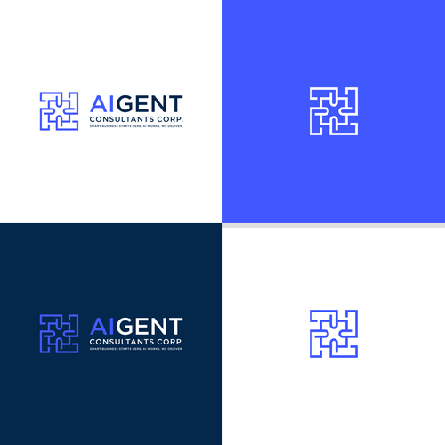 AI Agent Company: Appealing to small to medium sized businesses. Design by AMERA™