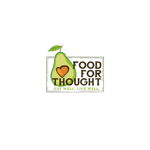 Fresh, Playful Island-Inspired Logo for Food For Thought – Organic Café & Market in the Florida Keys Design by m210297