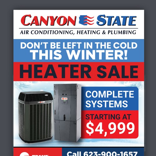 Newpaper Ad For Heating, Ventilation, and Air Conditioning (HVAC) Company - Wireframed and Ready! Design by GrApHiC cReAtIoN™
