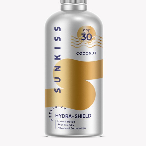 Luxury Sunscreen Label Design by Lady Goga