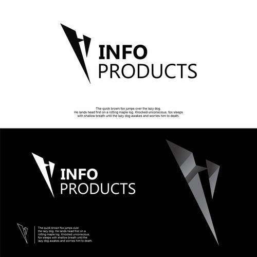 InfoProducts.com - Logo & Branding Design by M. Hendra