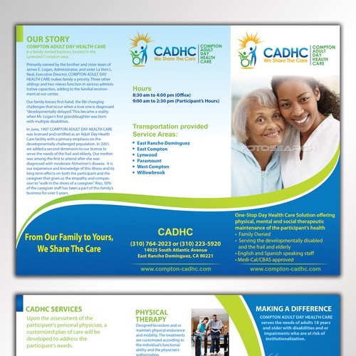 Help Compton Adult Day Health Care with a new brochure design Design by Arttero