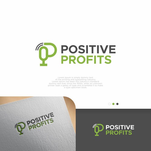 Positive Profits Logo Design by VStudio®