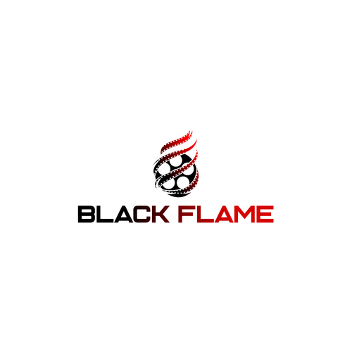 Cool, masculine Logo for company name „Black Flame” Design by Logologic™