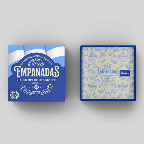 Empanada Box Design by Gustavo RV