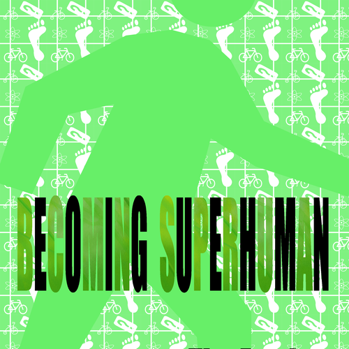 "Becoming Superhuman" Book Cover Design by Digitalstyle