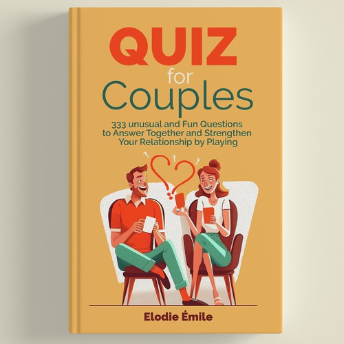 Design a book cover for a Couples Quiz Design by Crimson Lemons