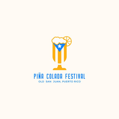 Piña Colada Festival Logo and Branding Package Design by Monsant