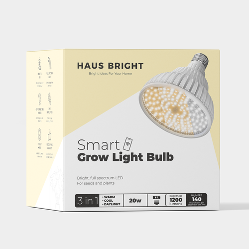 Haus bright grow light deals in warm white